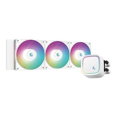 DeepCool LE720 White 360mm AIO Liquid CPU Cooler - ARGB 250W DeepCool LE720 White 360mm AIO Liquid CPU Cooler - ARGB 250W